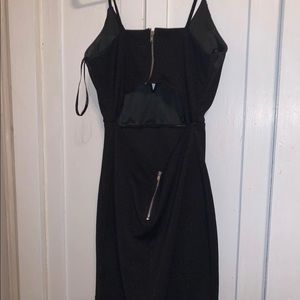 Black hoco dress